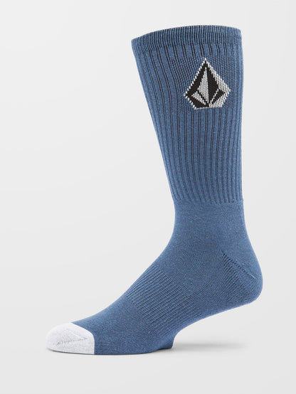 Full Stone Socks (3 pairs) - STONE BLUE