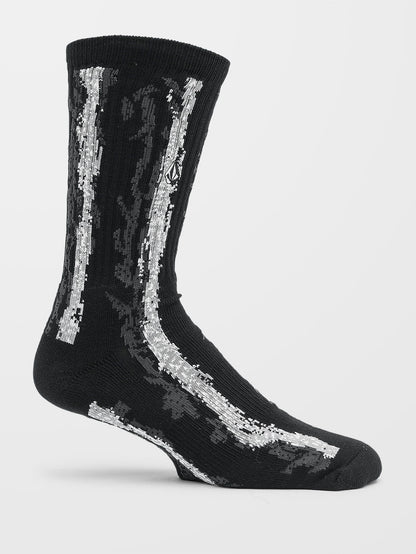 V Ent Hockey Dad Socks - BLACK
