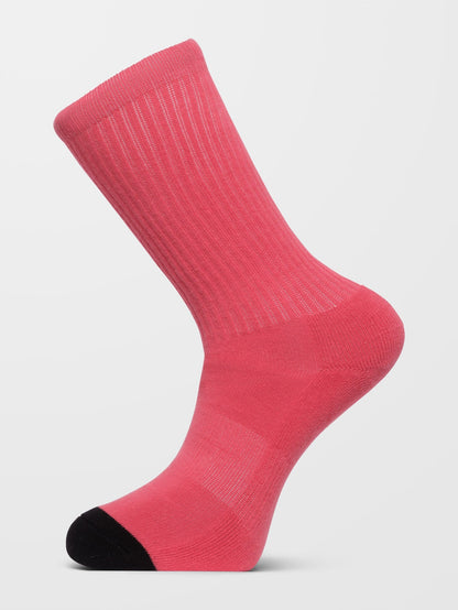 V Ent Hockey Dad Socks - WASHED RUBY