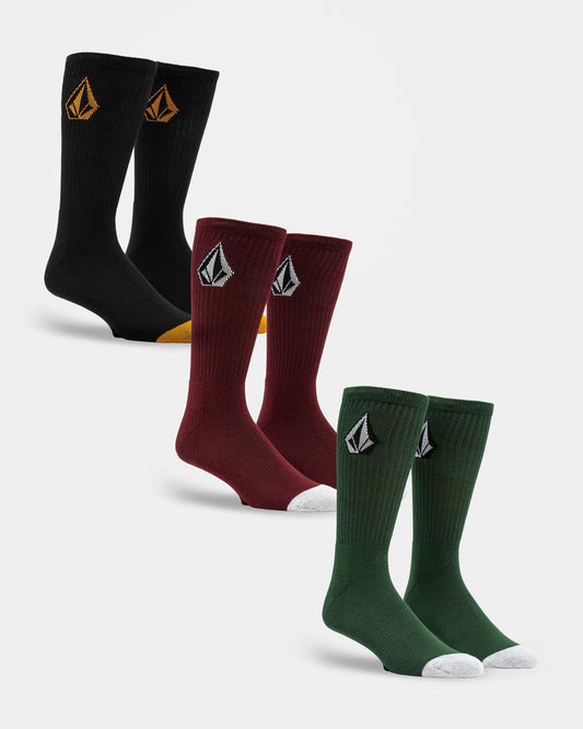 Full Stone Socks (3 Pairs) - Mix