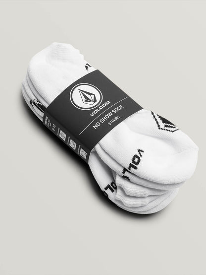 Chaussettes Stones No show - Pack de 3 - WHITE