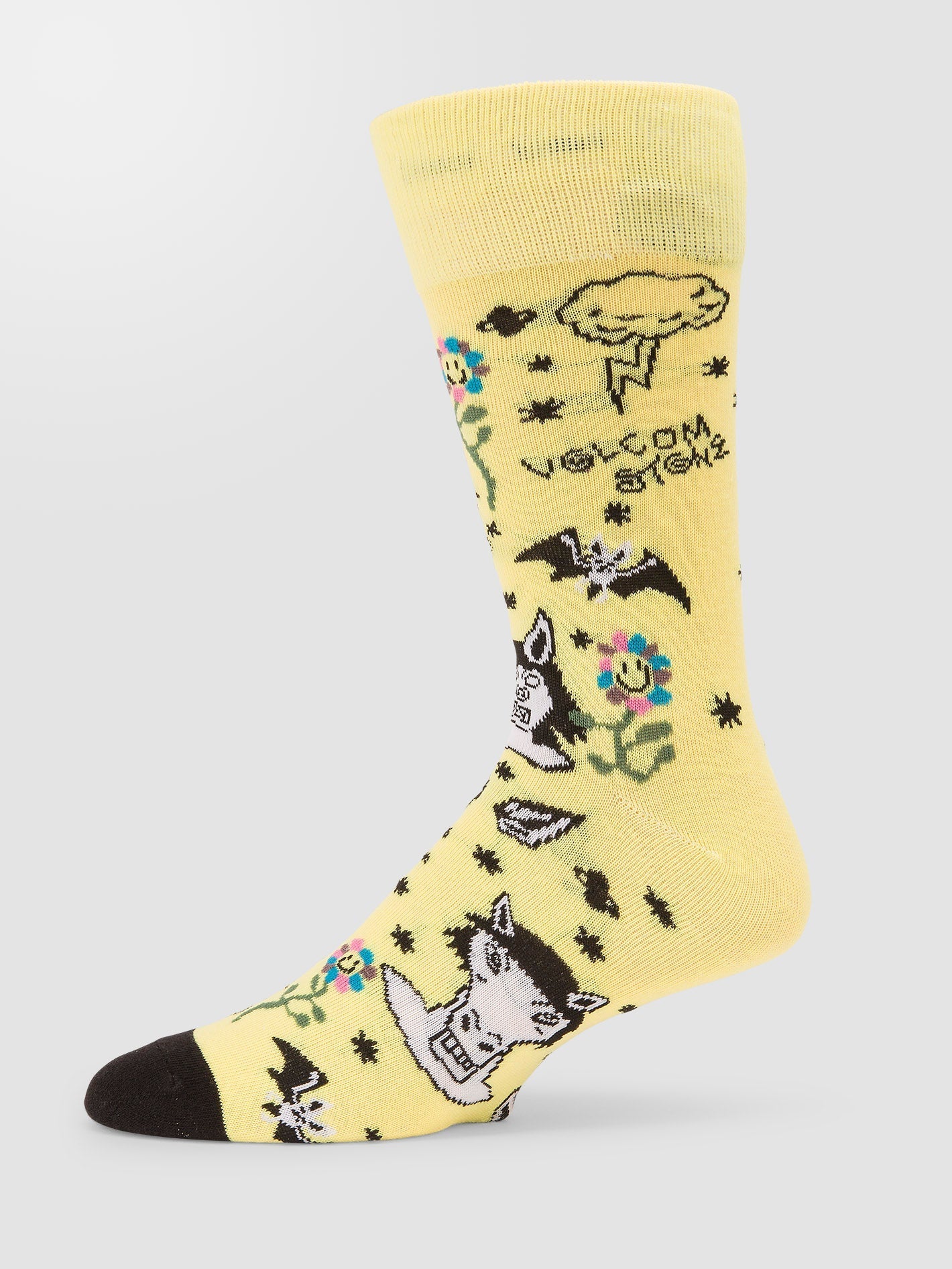 Vitals Ozzy Surf Socks - GLIMMER YELLOW