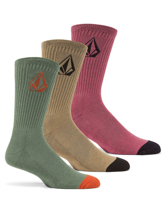 Full Stone Socken (3 Paar) - AGAVE