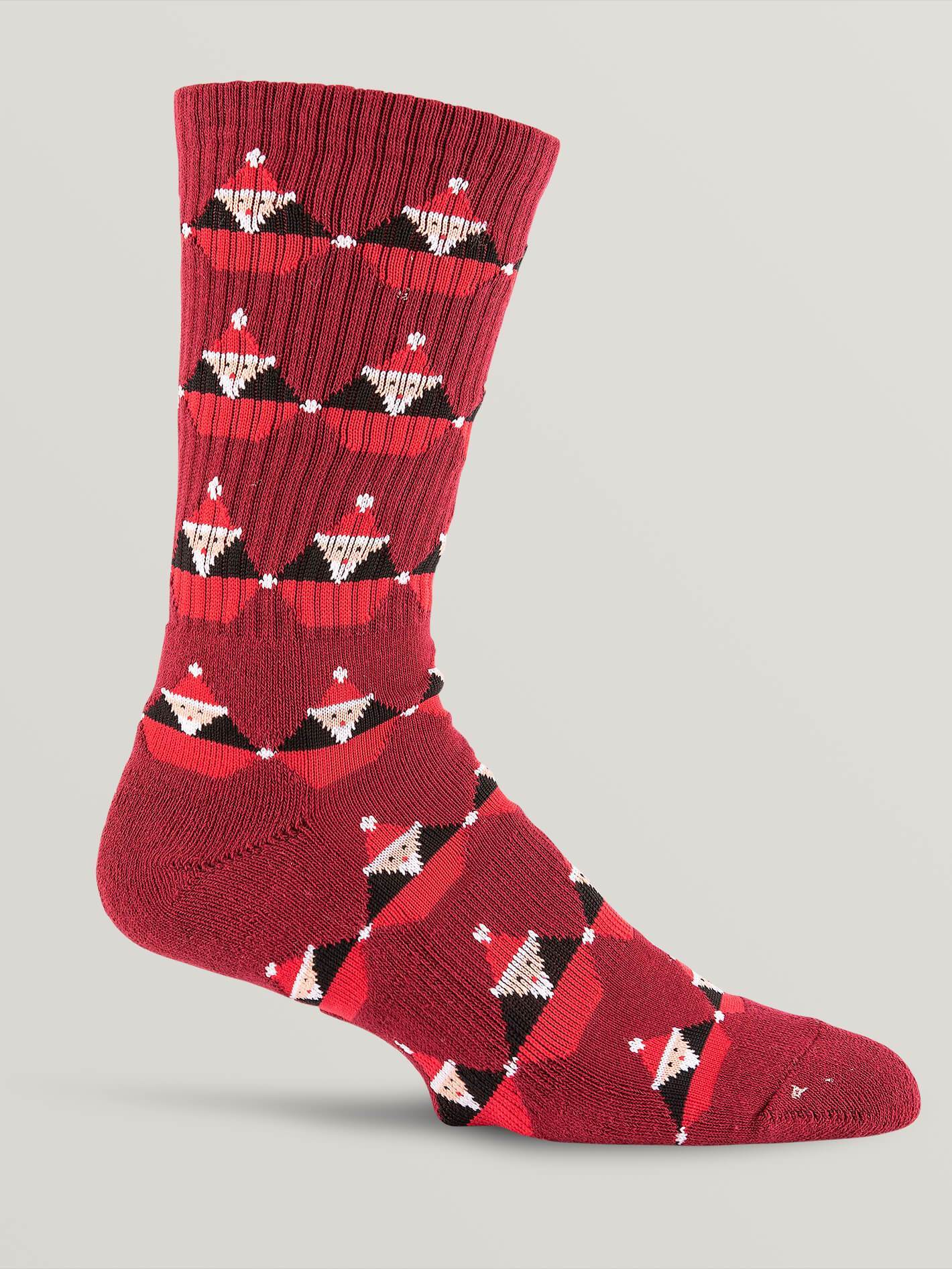 Chaussettes Santastone - Deep Red