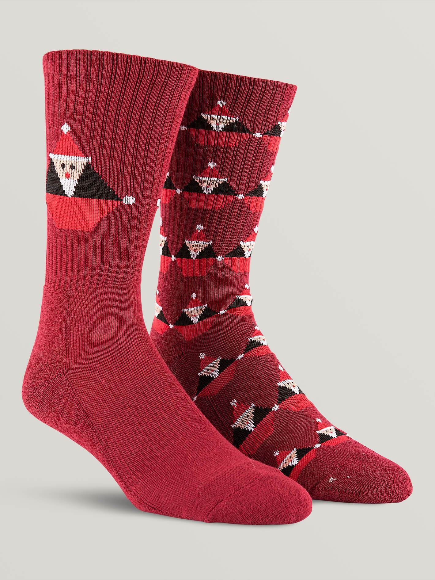 Chaussettes Santastone - Deep Red