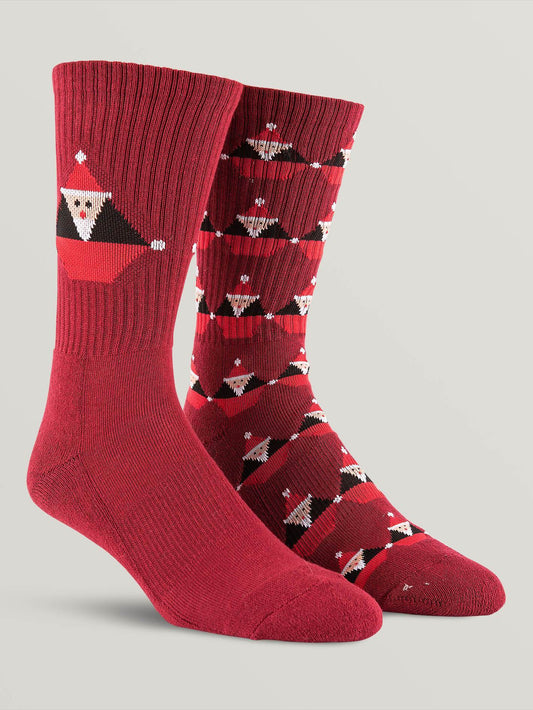 Chaussettes Santastone - Deep Red