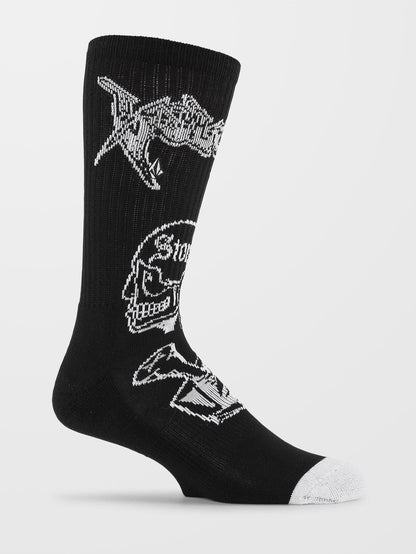 Chaussettes About Time - BLACK