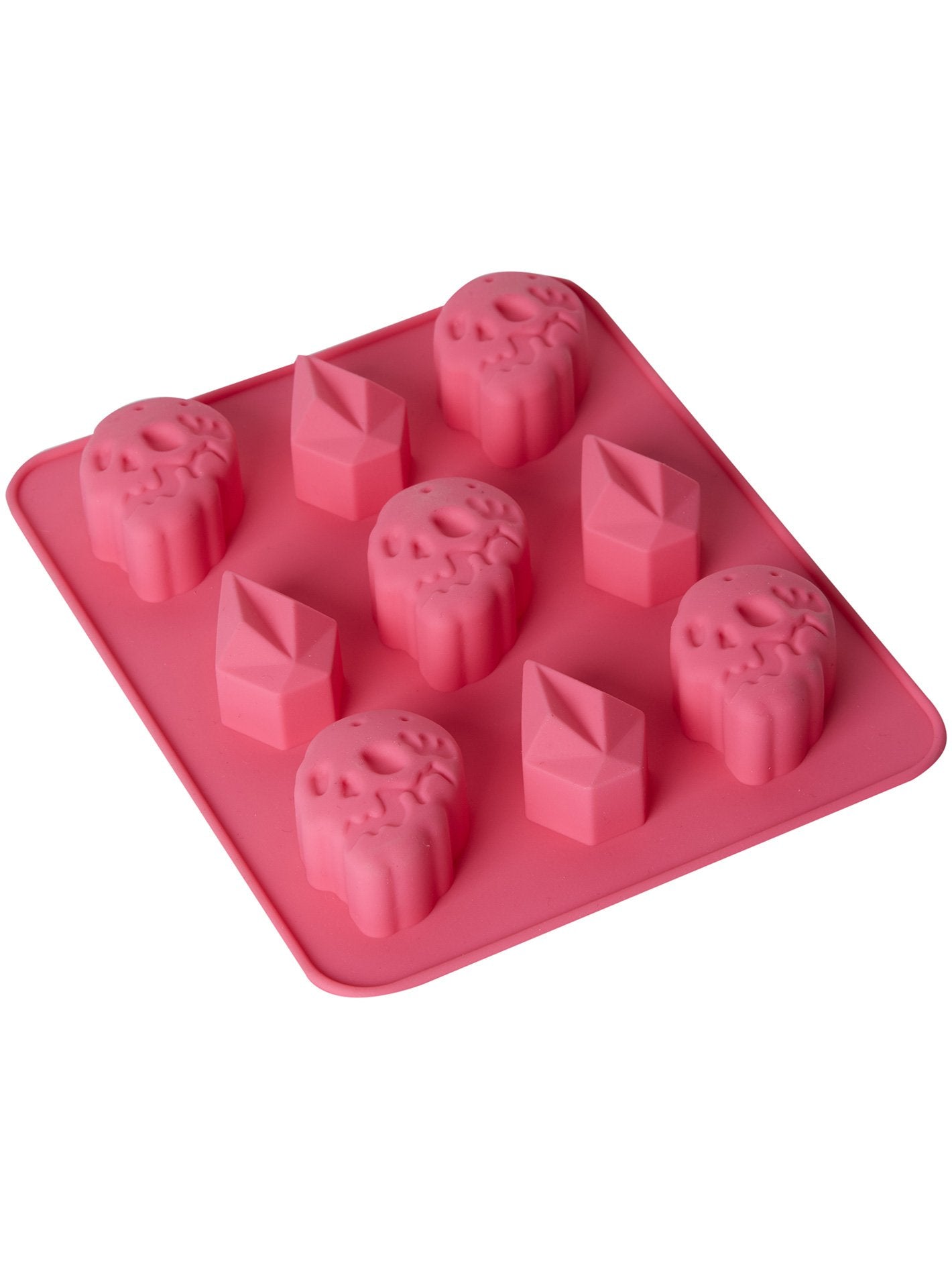 Stone Ice Ice Cube Tray - Scream Magenta