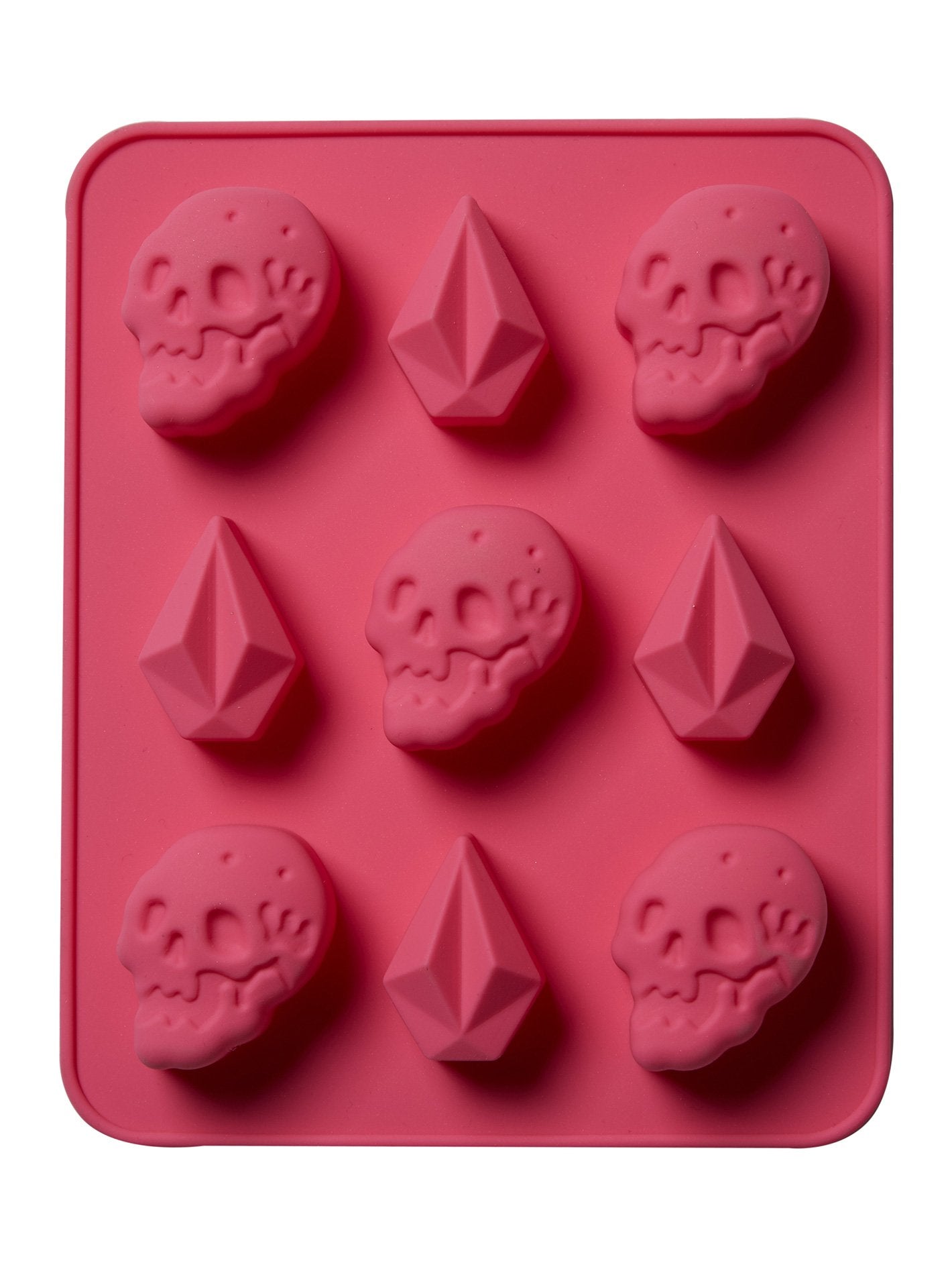 Stone Ice Ice Cube Tray - Scream Magenta