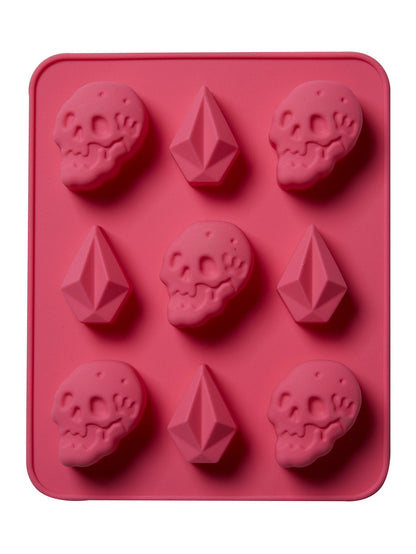 Stone Ice Ice Cube Tray - Scream Magenta
