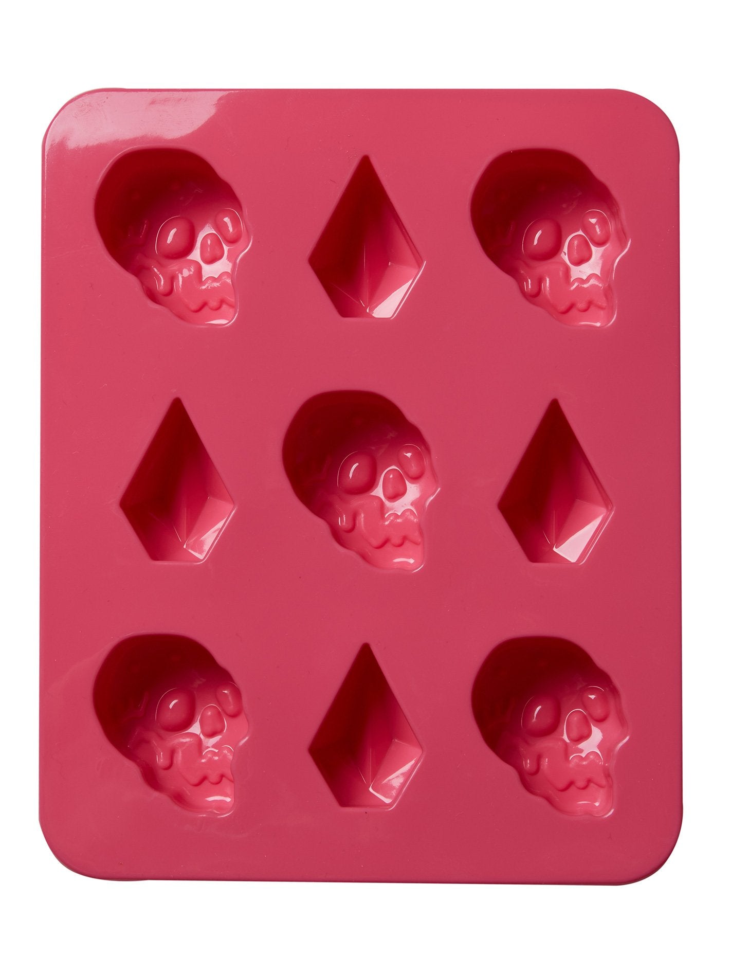 Stone Ice Ice Cube Tray - Scream Magenta