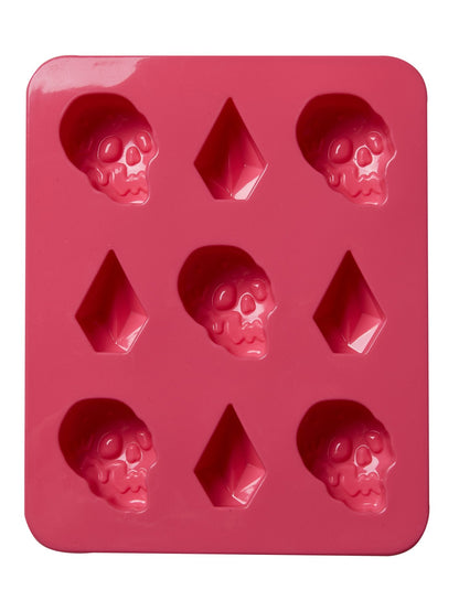 Stone Ice Ice Cube Tray - Scream Magenta