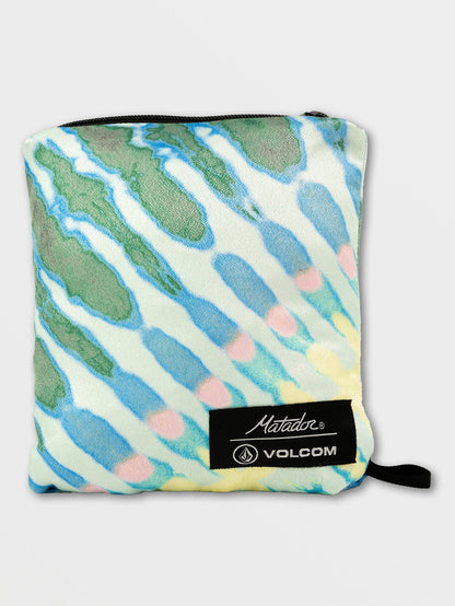 Matador X Volcom compact towel poncho - TIE DYE