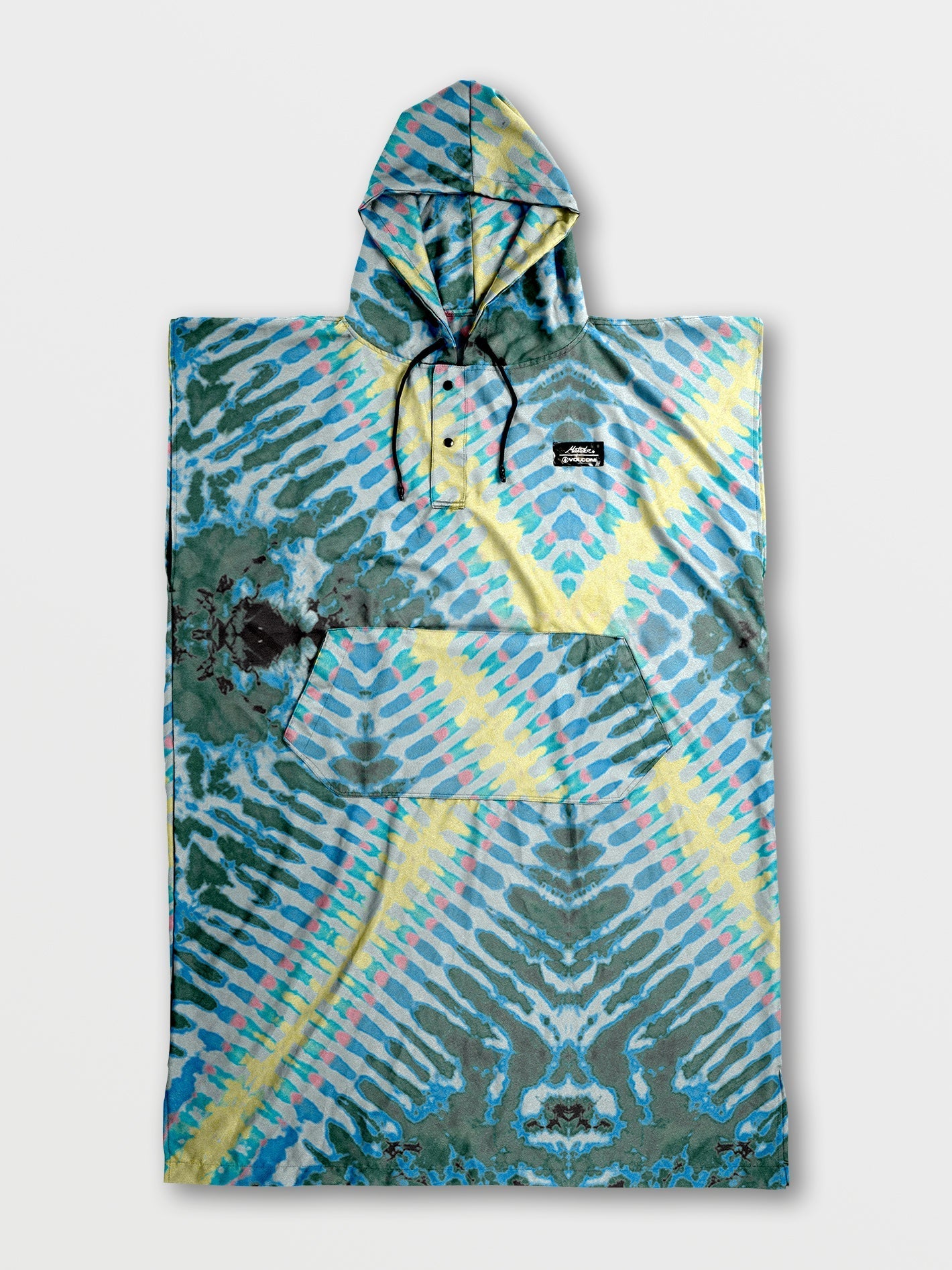 Matador X Volcom compact towel poncho - TIE DYE