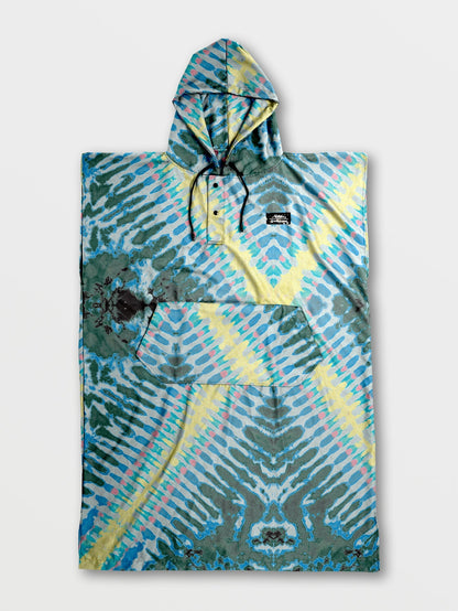 Matador X Volcom compact towel poncho - TIE DYE