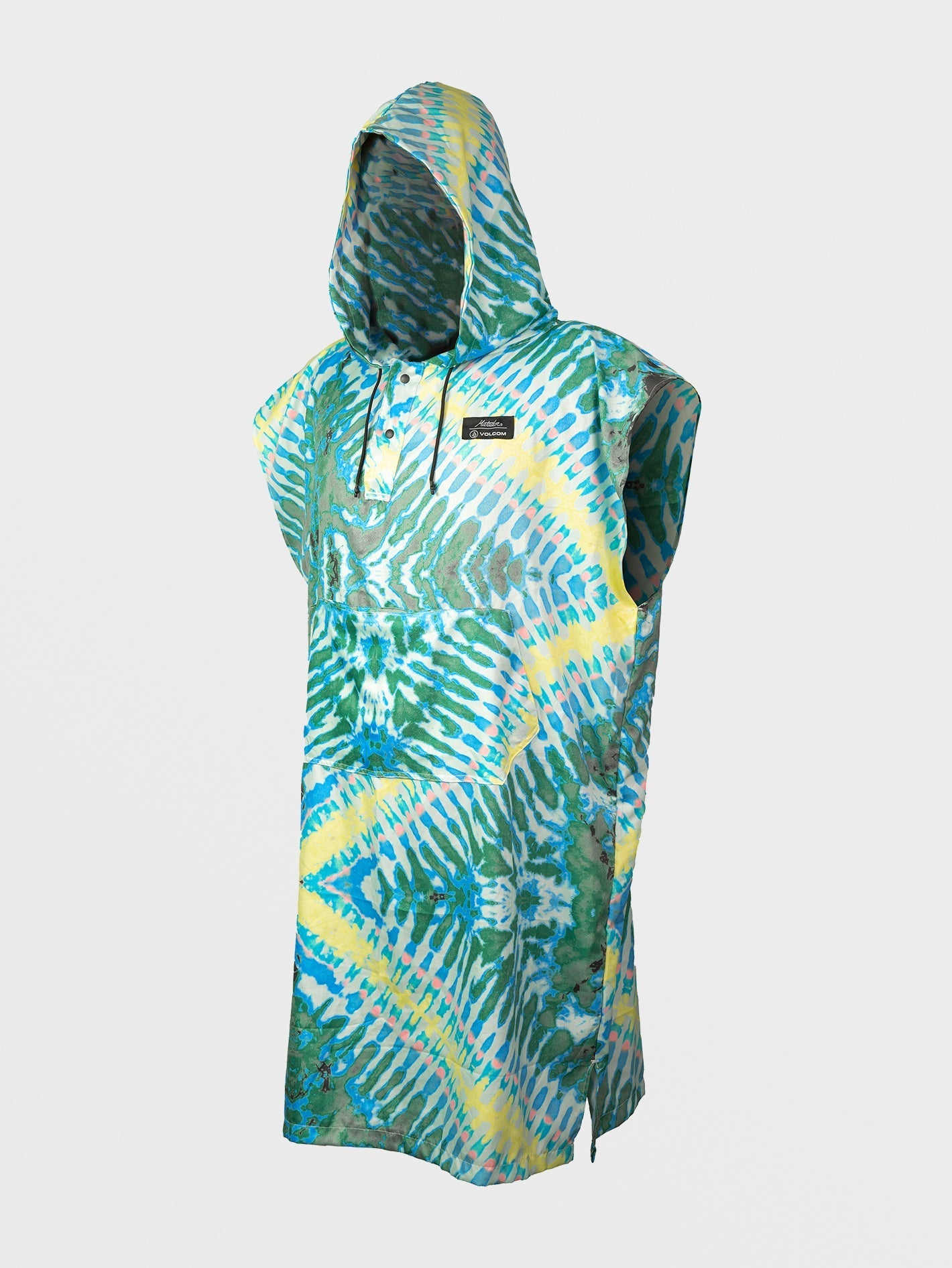 Matador X Volcom compact towel poncho - TIE DYE