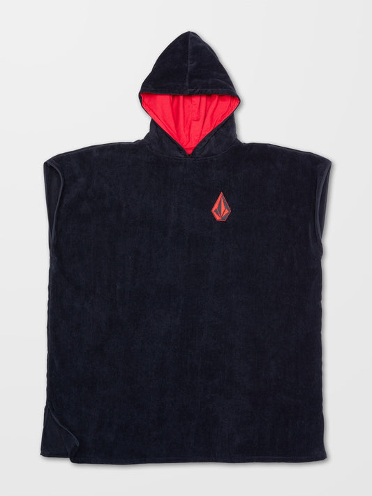 J Robinson Surf Vitals Handtuch-Poncho - SCHWARZ
