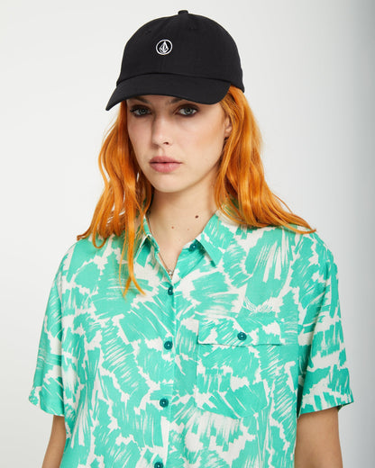Circle Stone Dad Cap – SCHWARZ