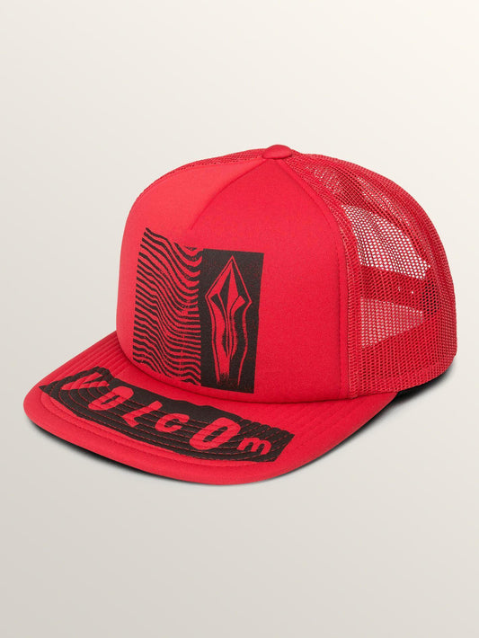 Stonar Waves Cap - Rad Red