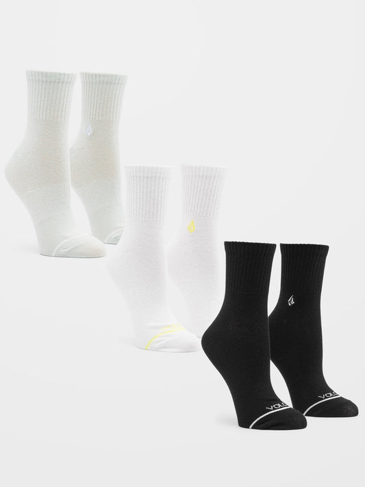 Neue Crew-Socken (3 Paar) – VERSCHIEDENE FARBEN