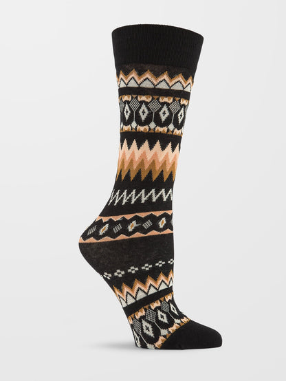 Chaussettes Not Fairisle - VINTAGE BLACK