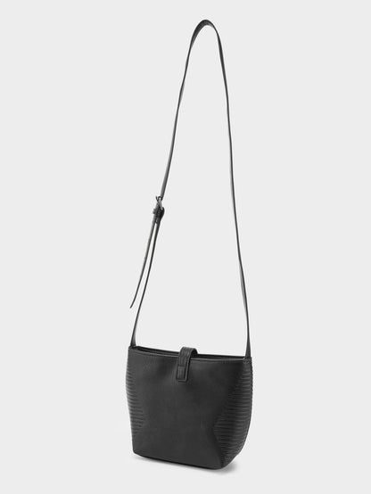 Line Crossbag Handbag - Black