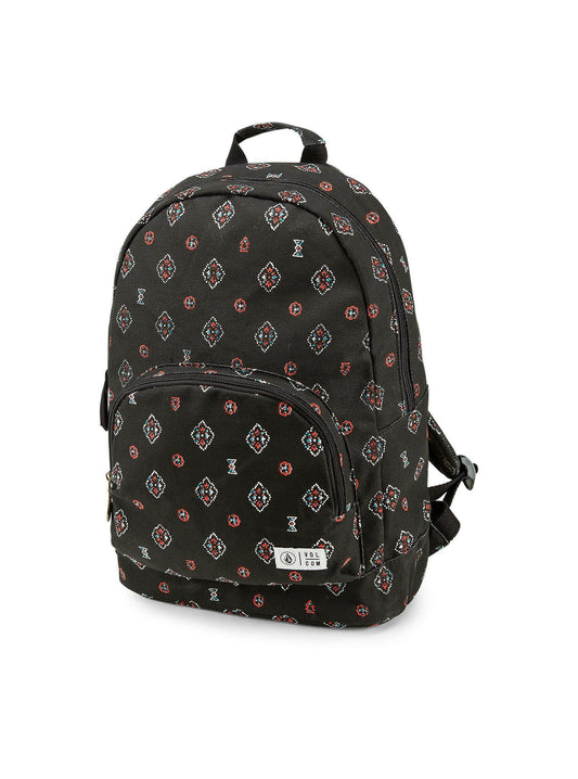 Schoolyard Canvas Rucksack - Schwarze Kombination