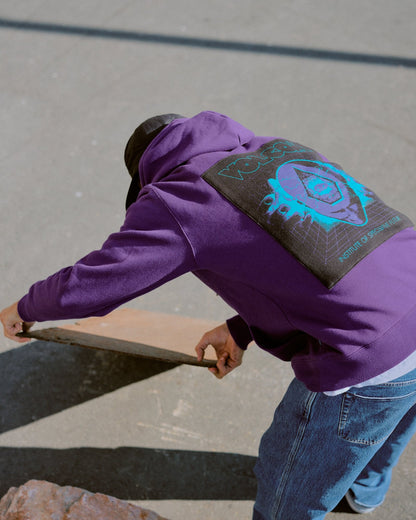 Sweat à Capuche Max Loeffler - VIOLET INDIGO