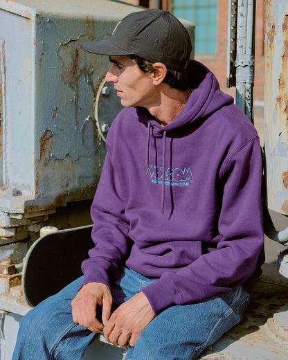 Sweat à Capuche Max Loeffler - VIOLET INDIGO