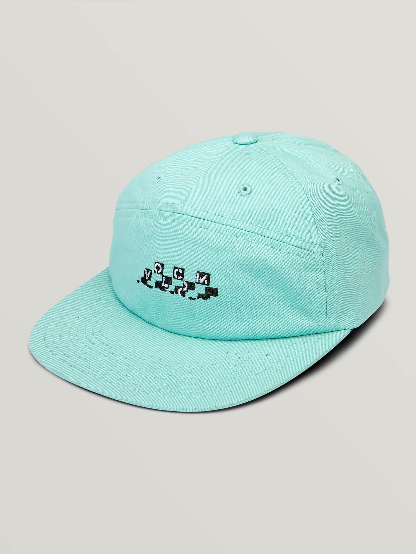Broken Check Cap (Kinder) - Pale Aqua
