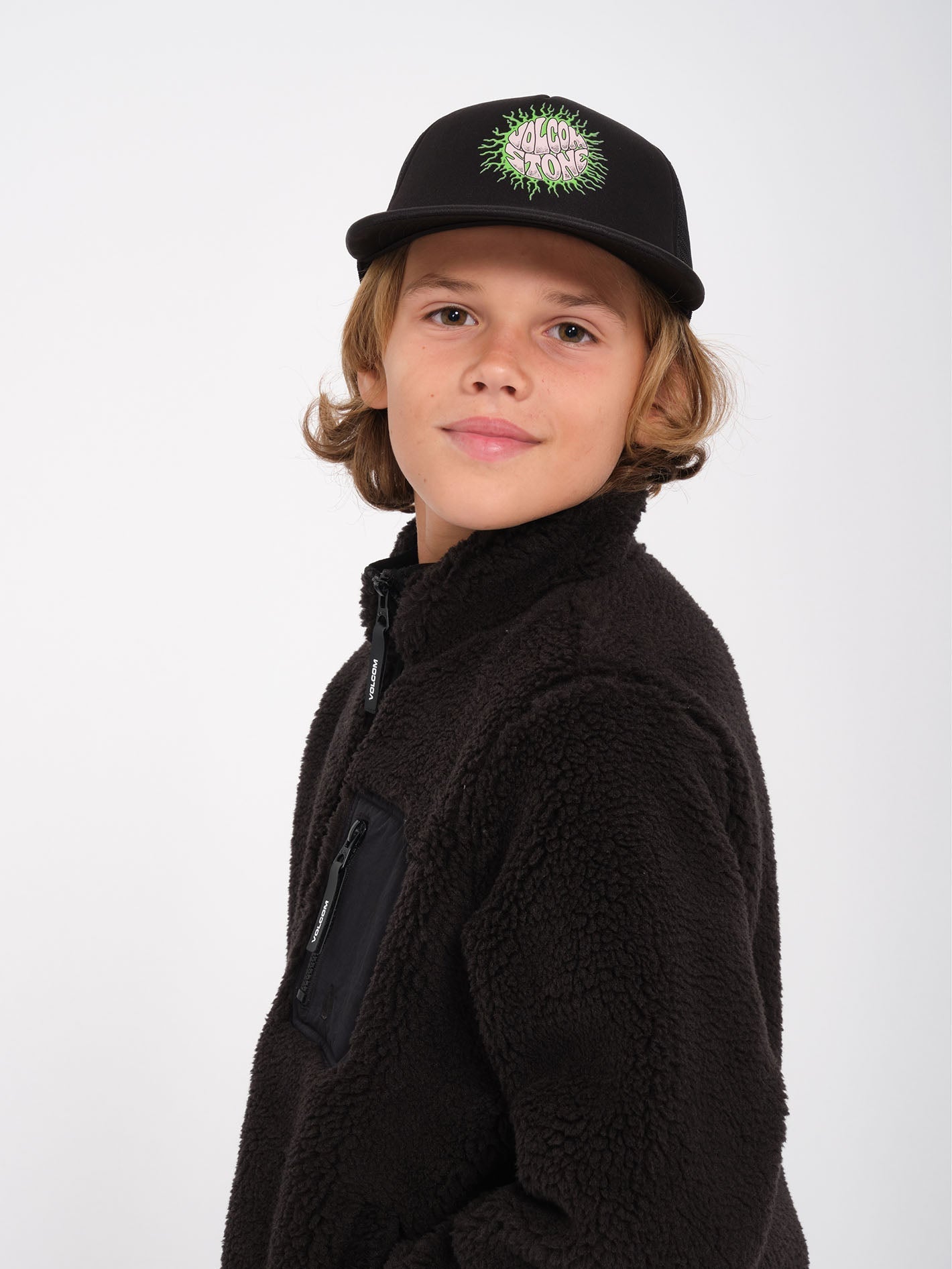 Cheese Too Fast Cap - BLACK - (KIDS)