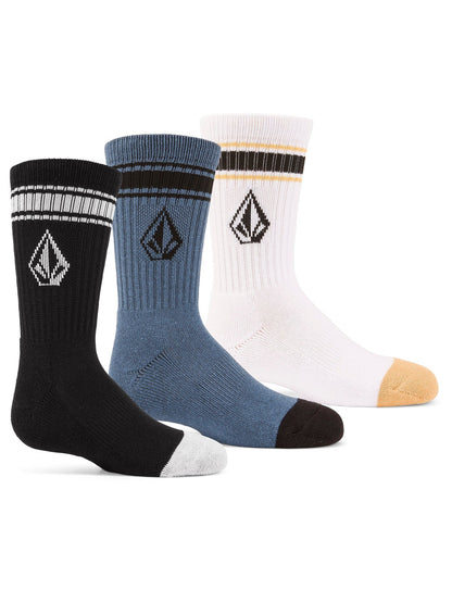 Full Stone Socks (3 pairs) - MULTI - (CHILD)