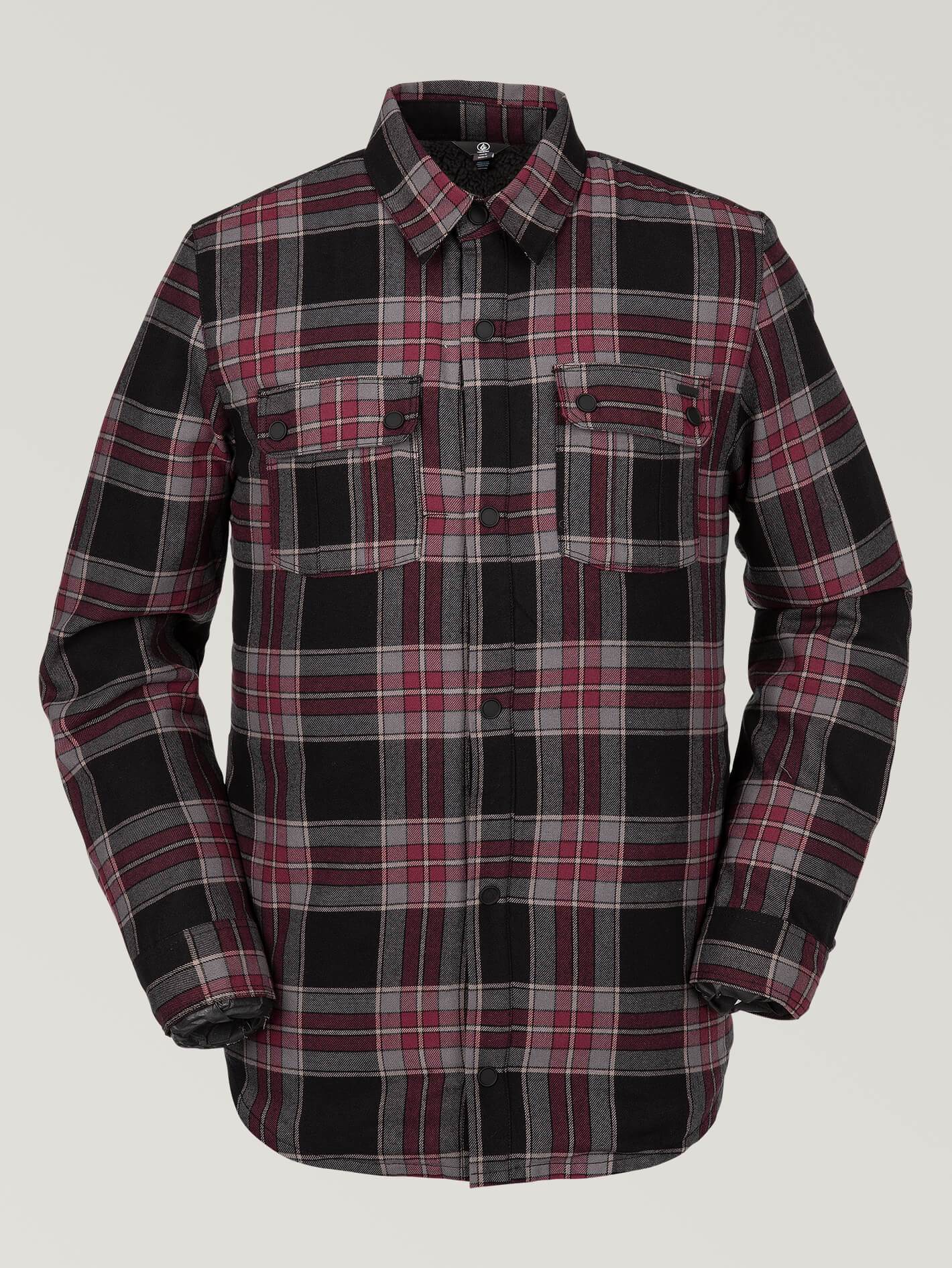 Veste De Snow Flanelle Sherpa - RED