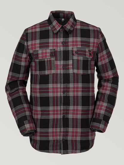 Veste De Snow Flanelle Sherpa - RED