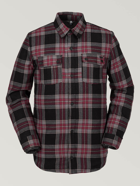 Veste De Snow Flanelle Sherpa - RED