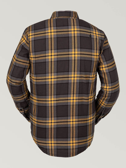 Sherpa-Flanell-Schneejacke – VINTAGE BLACK