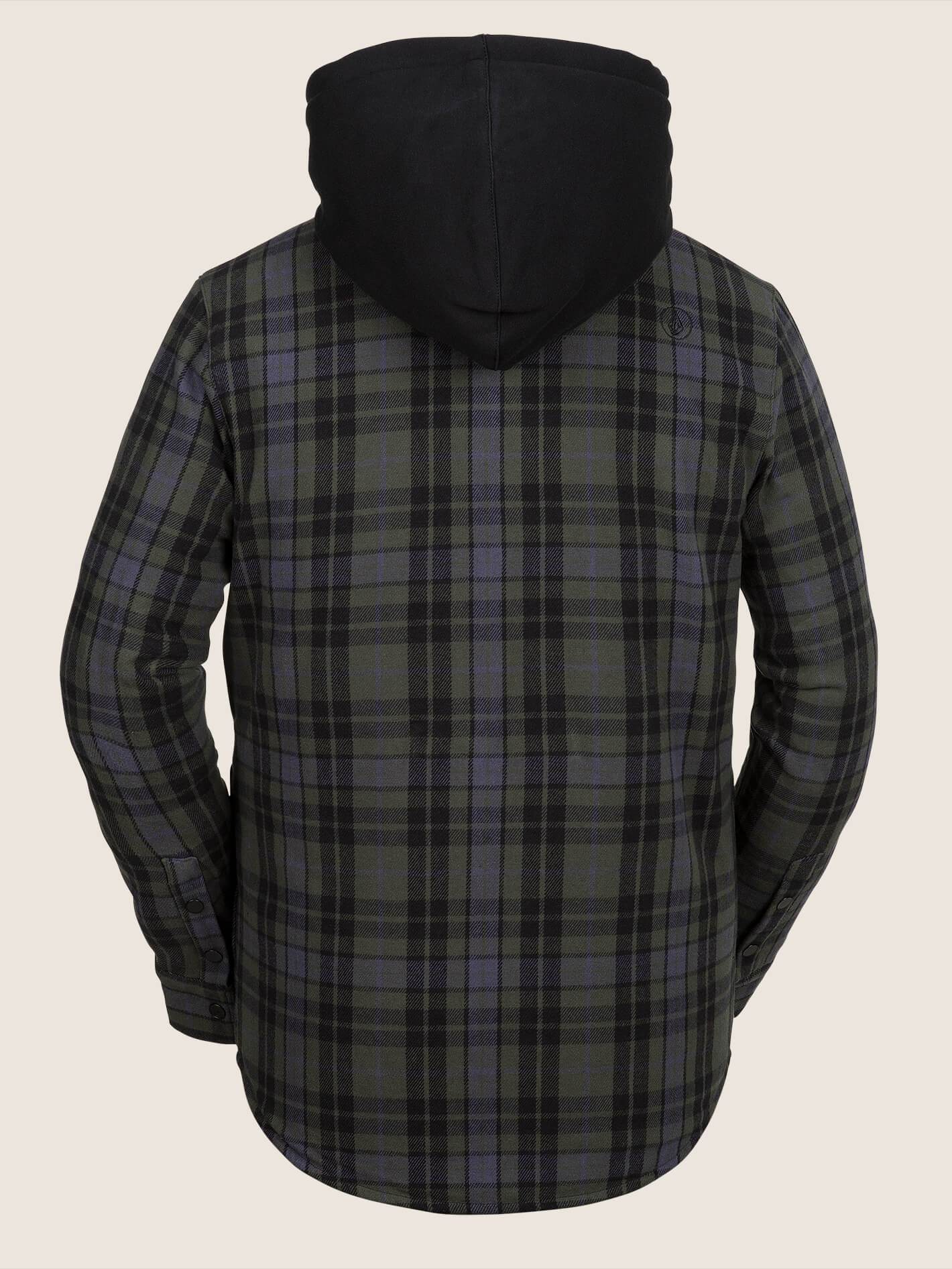 Field Ins Flannel Snow Jacket - Black