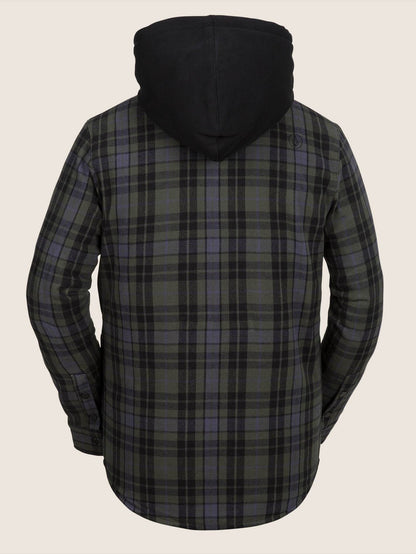 Field Ins Flannel Snow Jacket - Black