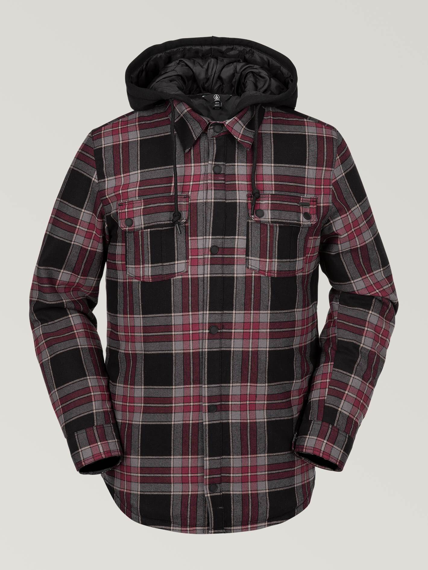 Field Insulated Flannel Jacket - RED