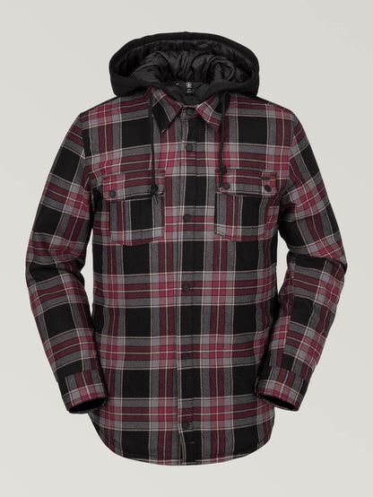 Field Insulated Flannel Jacket - RED