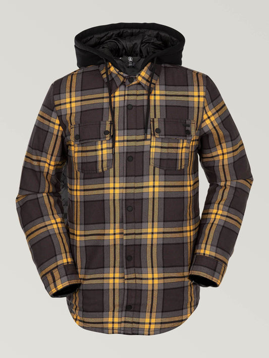 Veste En Flanelle Field Isolante - VINTAGE BLACK