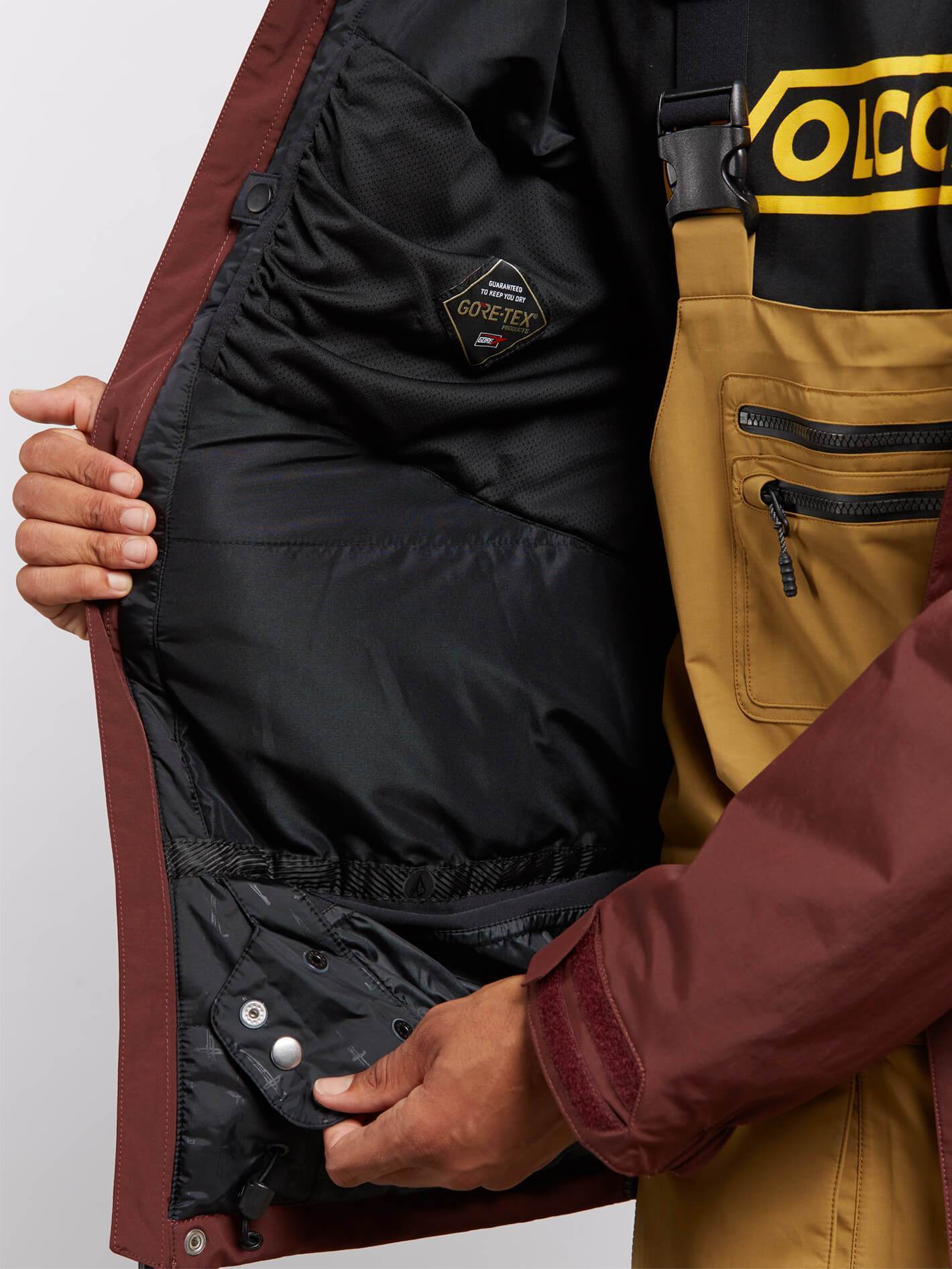 Jacke L Ins Gore-Tex - Burnt Red