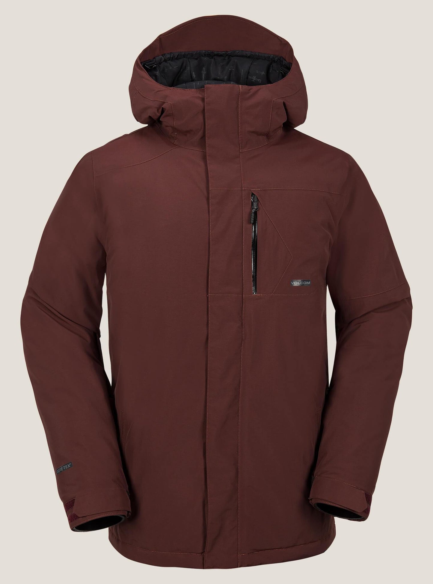 Jacke L Ins Gore-Tex - Burnt Red