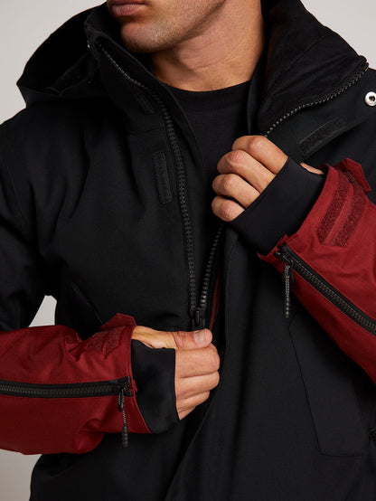 Pat Moore 3-in-1-Schneejacke - Burnt Red