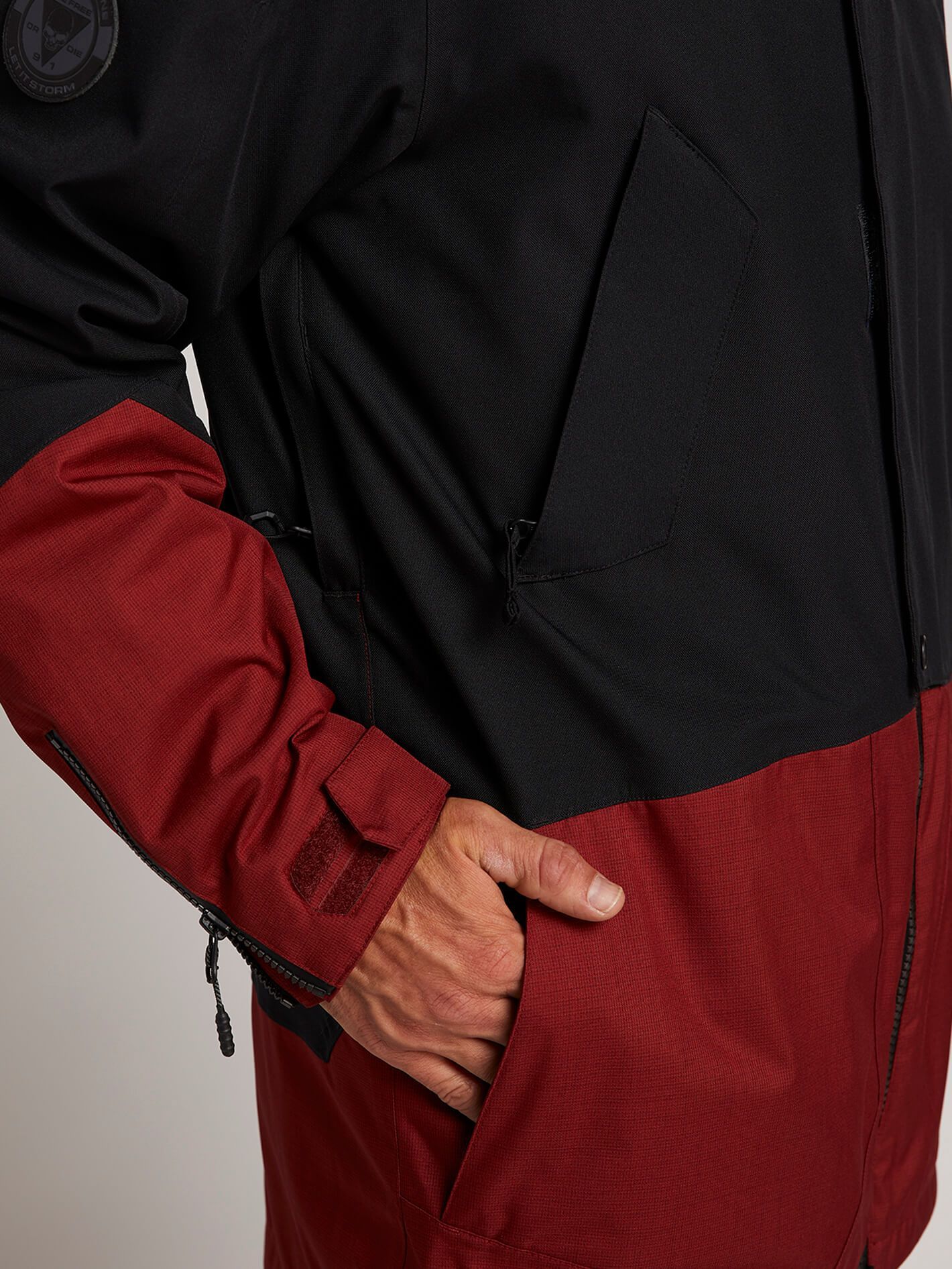 Pat Moore 3-in-1-Schneejacke - Burnt Red