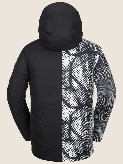 17 Forty Ins Snow Jacket - Black White
