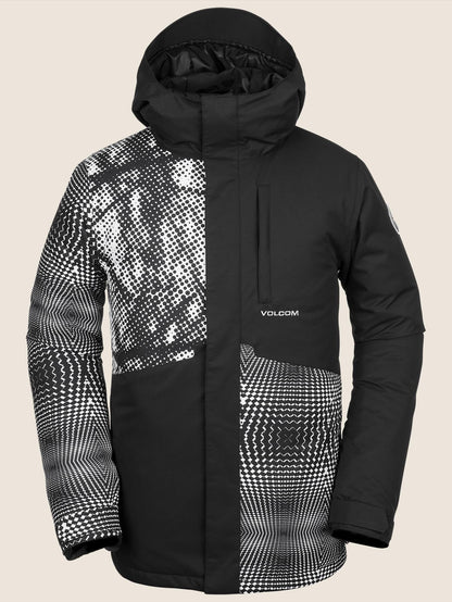17 Forty Ins Snow Jacket - Black White