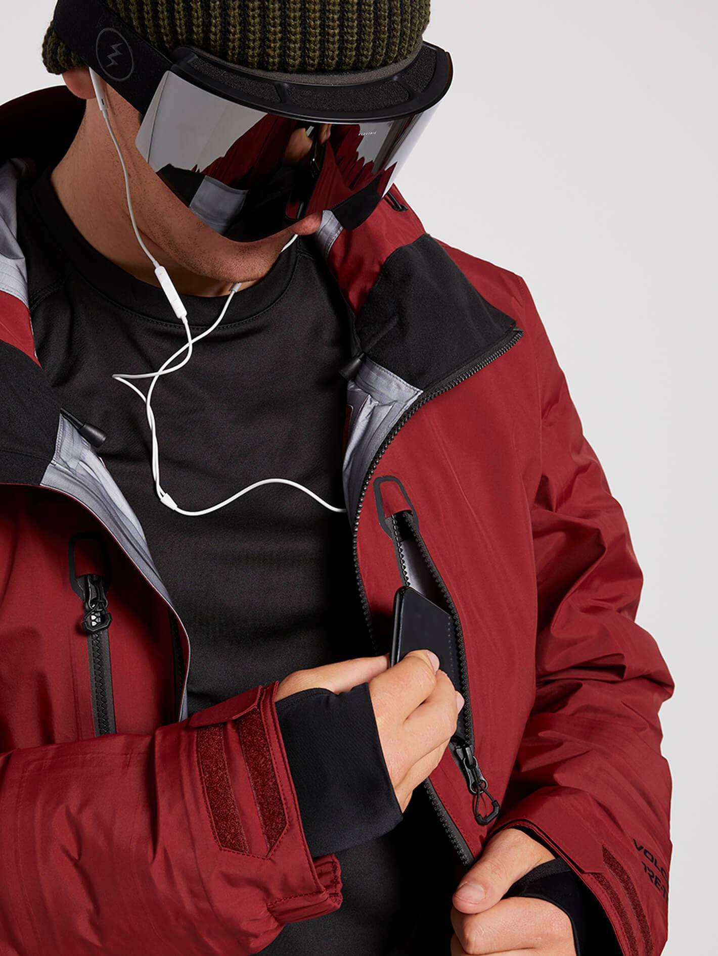Gore-Tex Tds Inf Schneejacke - BURNT RED