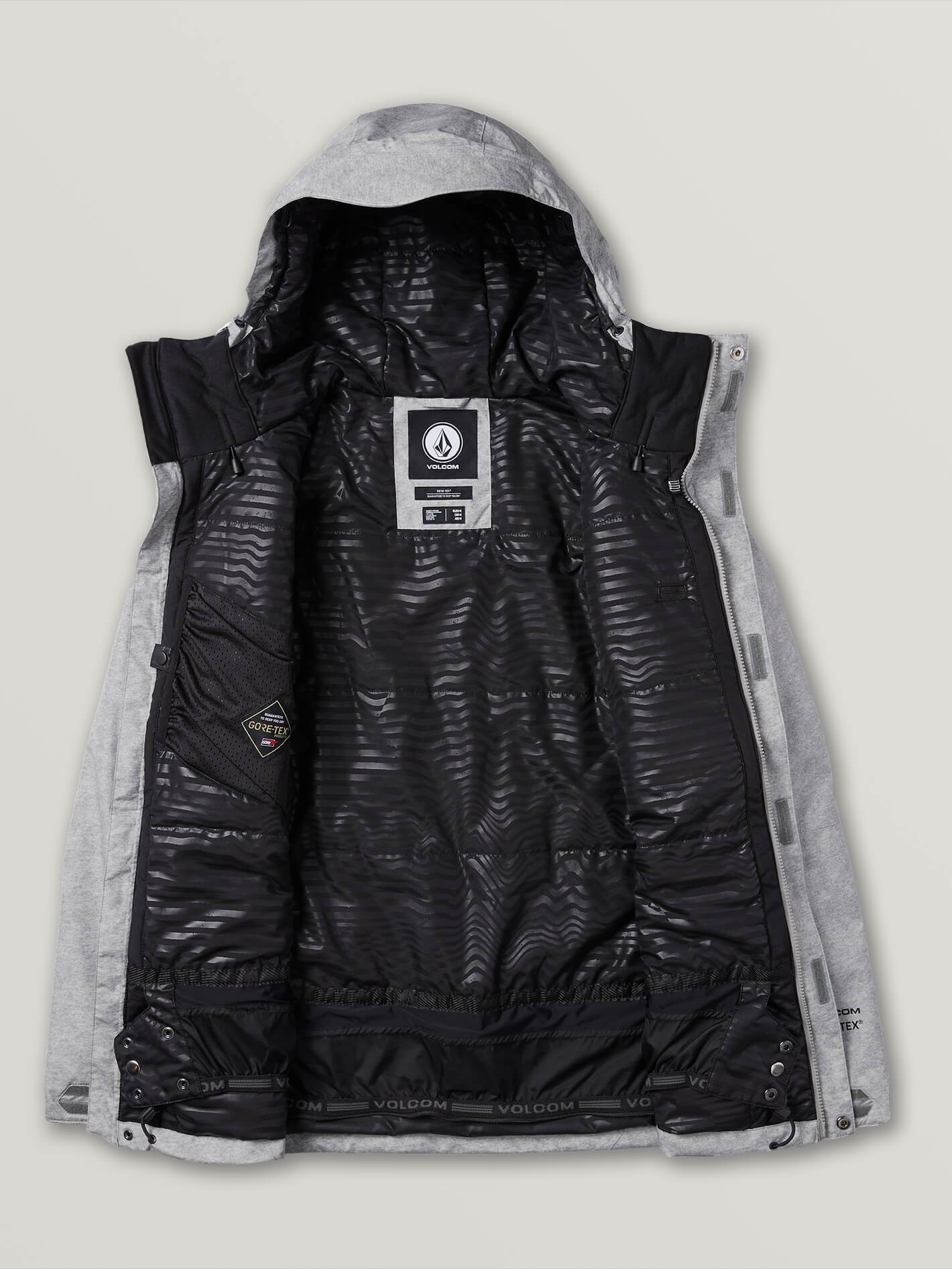 Isolierte Gore-Tex L Schneejacke - HEATHER GREY