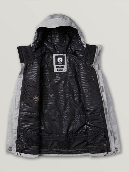 Isolierte Gore-Tex L Schneejacke - HEATHER GREY